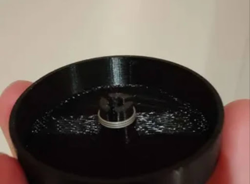 The underside of the dimmer